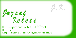 jozsef keleti business card
